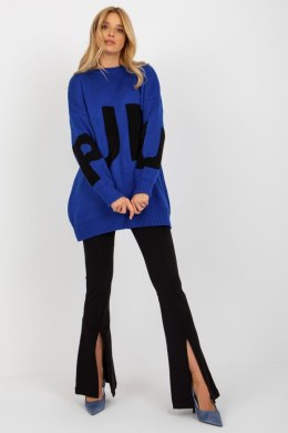 Sweter Damski Model LC-SW-8050.95P Cobalt - Rue Paris Rue Paris