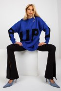 Sweter Damski Model LC-SW-8050.95P Cobalt - Rue Paris Rue Paris