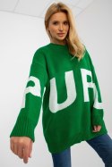 Sweter Damski Model LC-SW-8050.95P Green - Rue Paris Rue Paris