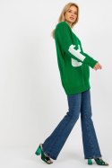 Sweter Damski Model LC-SW-8050.95P Green - Rue Paris Rue Paris