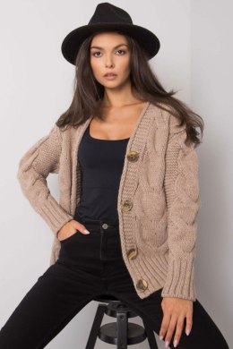 Sweter Damski Model LC-SW-A1.28X Dark Beige - Rue Paris Rue Paris