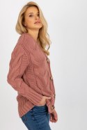 Sweter Damski Model LC-SW-A1.28X Dark Pink - Rue Paris Rue Paris