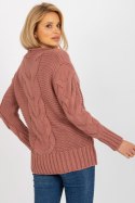 Sweter Damski Model LC-SW-A1.28X Dark Pink - Rue Paris Rue Paris