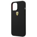 Ferrari On Track Silicone - Etui iPhone 12 Pro Max (czarny)