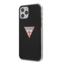 Guess Triangle Logo - Etui iPhone 12 / iPhone 12 Pro (czarny)