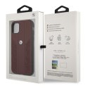 BMW Leather Curve Perforate HC - Etui iPhone 11 (czerwony)