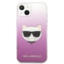 Karl Lagerfeld Choupette Head - Etui iPhone 13 Mini (różowy)