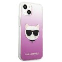 Karl Lagerfeld Choupette Head - Etui iPhone 13 Mini (różowy)