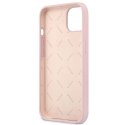 Guess Silicone Triangle Logo - Etui iPhone 13 (liliowy)