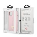 Guess Silicone Triangle Logo - Etui iPhone 13 (liliowy)