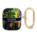 Guess Flower - Etui Airpods 1/2 gen (Blue)