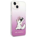 Karl Lagerfeld Choupette Fun Sunglasses - Etui iPhone 14 Plus (różowy)