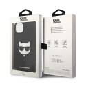 Karl Lagerfeld Saffiano Choupette Head Patch Case - Etui iPhone 14 Plus (czarny)