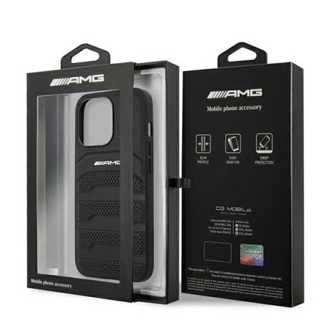 AMG Debossed Lines - Etui iPhone 14 Pro Max (czarny) AMG Debossed Lines - Etui iPhone 14 Pro Max (czarny)