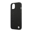 BMW Leather Hot Stamp - Etui iPhone 14 Plus (Czarny)