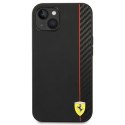 Ferrari Carbon - Etui iPhone 14 Plus (Czarny)