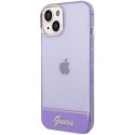 Guess Translucent - Etui iPhone 14 Plus (fioletowy)