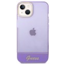 Guess Translucent - Etui iPhone 14 Plus (fioletowy)