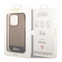 Guess Translucent - Etui iPhone 14 Pro Max (czarny)