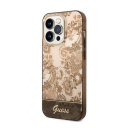 Guess Porcelain Collection - Etui iPhone 14 Pro Max (ochre)