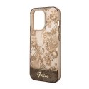 Guess Porcelain Collection - Etui iPhone 14 Pro Max (ochre)