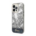 Guess Porcelain Collection - Etui iPhone 14 Pro Max (szary)