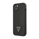 Guess Saffiano Triangle Logo Case - Etui iPhone 14 Plus (czarny)