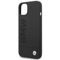 BMW Silicone Signature Logo Magsafe - Etui iPhone 14 Plus (czarny)