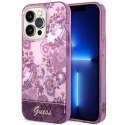 Guess Porcelain Collection - Etui iPhone 14 Pro Max (fuksja)