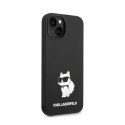 Karl Lagerfeld Silicone NFT Choupette - Etui iPhone 14 Plus (czarny)