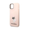 Karl Lagerfeld Silicone NFT Choupette - Etui iPhone 14 Plus (różowy)