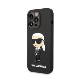 Karl Lagerfeld Silicone NFT Ikonik - Etui iPhone 14 Pro Max (czarny)