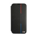 BMW Booktype M Collection Triangles - Etui Samsung Galaxy S22+ (czarny)