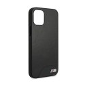 BMW Smooth PU Leather - Etui iPhone 12 mini (czarny)