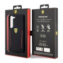 Ferrari Carbon Contrast Edges - Etui Samsung Galaxy S23+ (czarny)