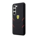 Ferrari Hot Stamp Lines - Etui Samsung Galaxy S23 (czarny)