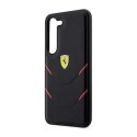 Ferrari Hot Stamp Lines - Etui Samsung Galaxy S23 (czarny)