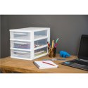 Szafka modułowa 3 szuflady A4 wąskie CZARNA Kamai EDA
