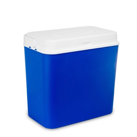 Lodówka turystyczna 18 L na wkłady mrożące, niebieska z białą pokrywą, wymiary 33x38x20 cm Kamai COOLBOX