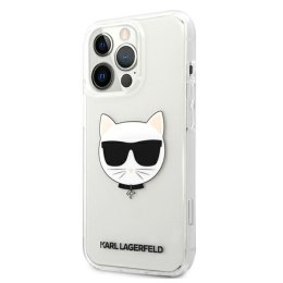 Karl Lagerfeld Choupette Head - Etui iPhone 13 Pro Max (przezroczysty)