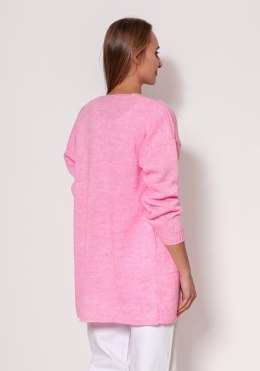 Sweter Kardigan Model PA013 Baby Pink - MKM MKM