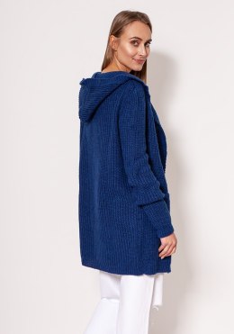 Sweter Kardigan Model PA018 Cobalt - MKM MKM