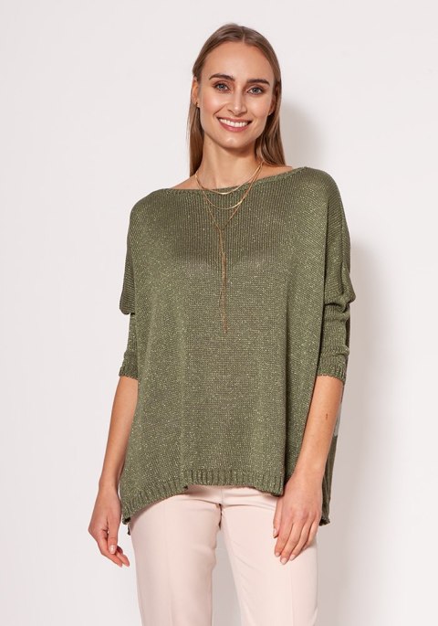 Sweter Damski Model SWE040 Green - MKM MKM