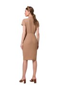 Sukienka Model S335 Beige - Stylove Stylove