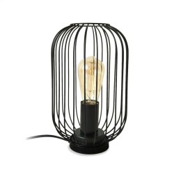 PLATINET TABLE LAMP LAMPA STOŁOWA 25W E27 METAL+ PLASTIC BLACK FINISH [44878]