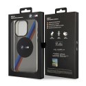 BMW Tricolor Stripes MagSafe - Etui iPhone 14 Pro (Szary)