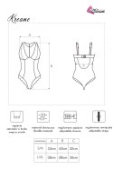 Body Kreame LC 90546 XX Corall Black Czarny CollectionLivCo Corsetti Fashion rozmiar - L/XL CZARNY
