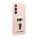 Karl Lagerfeld Silicone NFT Ikonik - Etui Samsung Galaxy S23 (różowy)