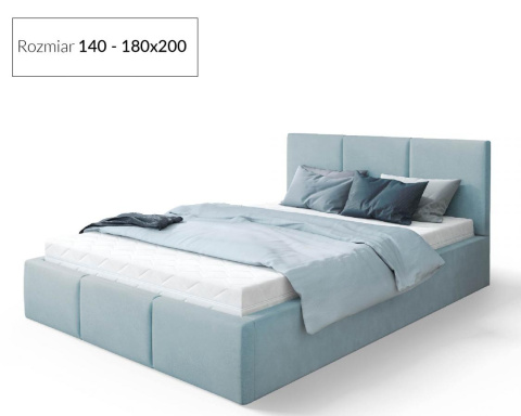 Łóżko FRESIA TRINITY różne kolory 160x200 metalowy stelaż + Materac