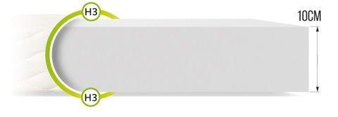 Łóżko FRESIA TRINITY różne kolory 160x200 metalowy stelaż + Materac